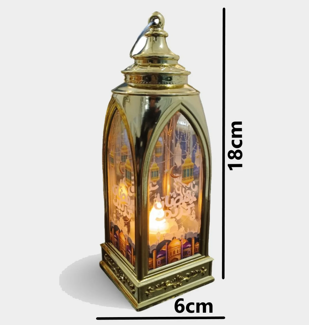 lanterne-led-decoration-ramadan-tunisie shopico Lanterne Décorative à suspendre thème Ramadan KARIM – Image 1