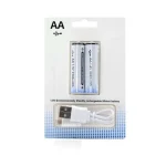 Lot de 2 Piles AA Rechargeable 1,5 V, 2200 mWh – Image 3