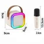 Machine de karaoké  portable avec un micro – Image 2