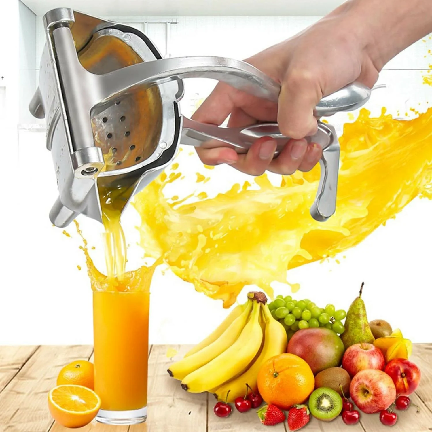 presse-fruit-manuel-portable-acier-inoxydable-orange-citron-shopico tunisie-1 Presse-agrumes manuel – Image 1