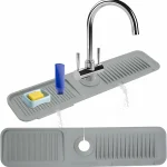 Tapis plateau en silicone Robinet D'évier Cuisine