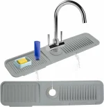 Tapis plateau en silicone Robinet D'évier Cuisine
