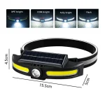 Lampe frontale solaire rechargeable – Image 4
