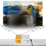 Mini Vidéo Projecteur Portable USB HDMI HD LED 400 Lumens – Image 2
