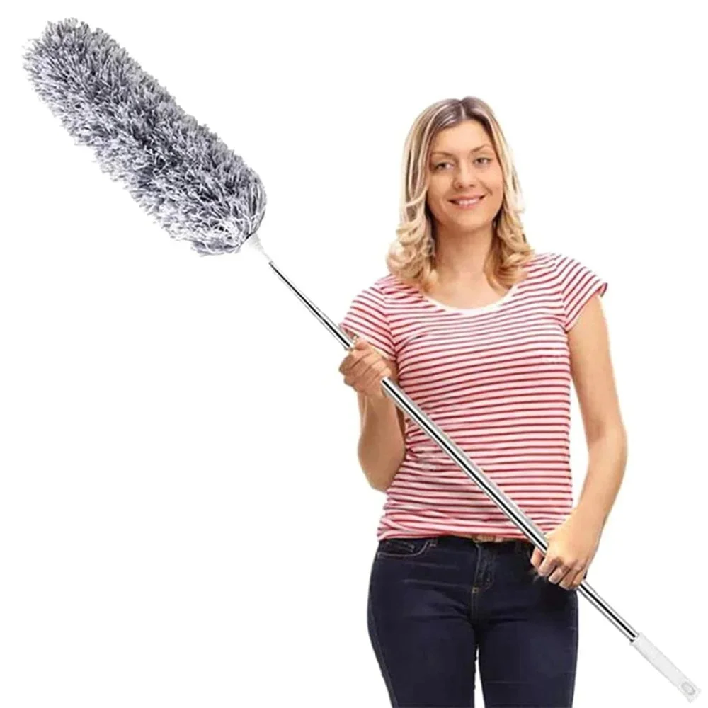 Promotion-Tunisie-Balai-a-Poussiere-Telescopique-en-Microfibre-avec-Balai-dAngle-Pliable-et-Tige-Telescopique-en-Acier-Inoxydable-jusqua-240cm-shopico 6 Balai à Poussière Télescopique en Microfibre – Manche Extensible 240 cm – Image 1
