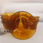 Lot de 6 coupelles vintage ambré Duralex made in France – Image 4