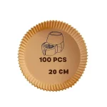lot de 100pièces papier cuisson 20 cm pour Air-fryer