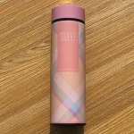 Thermos Isotherme avec Afficheur de température rose écossais – Image 2