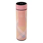 Thermos Isotherme avec Afficheur de température rose écossais