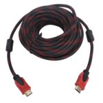 Câble HDMI maillé HD 1080P de 10 mètres avec double filtre 1.4