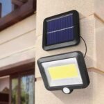 Lampe Solaire avec Détecteur de Mouvement et câble de 5 mètre