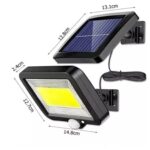 Lampe Solaire avec Détecteur de Mouvement et câble de 5 mètre – Image 4
