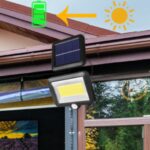 Lampe Solaire avec Détecteur de Mouvement et câble de 5 mètre – Image 3