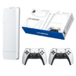 Console de jeux vidéo 4K Ultra HD avec manettes sans fil