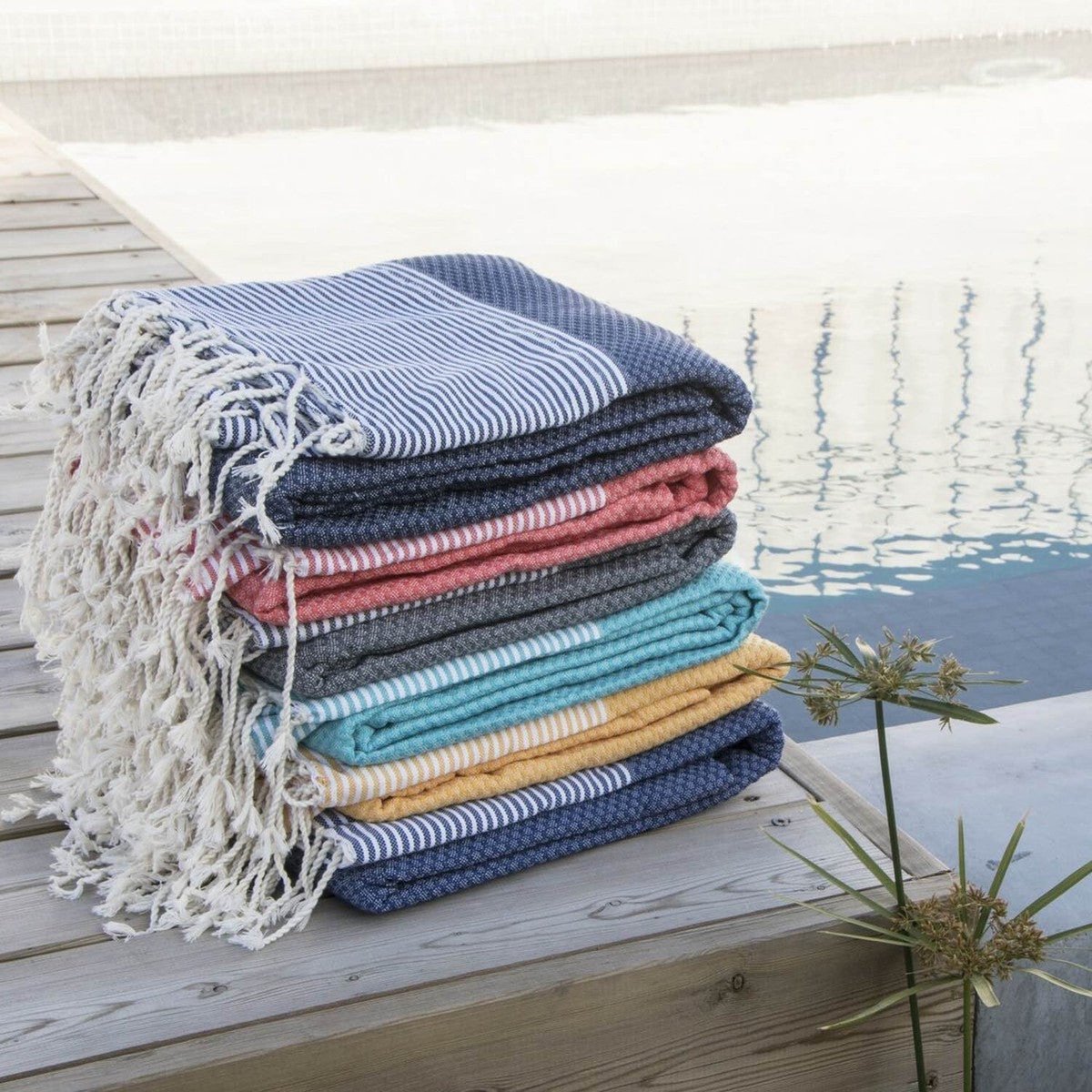 fouta drap de plage Shopico Fouta drap de plage grand taille – Image 1