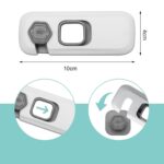 Lot de 4 serrures de protection d'armoires pour enfant – Image 7