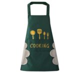 Tablier de cuisine pour femme avec deux serviettes absorbantes