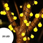 Guirlande lumineuse 20 LED Jaune – Image 4