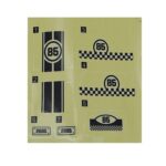 Mini briques de construction forme voiture rouge – Image 3