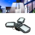 Lampe solaire rechargeable à 3 lampes YM-701