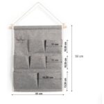 Sac de rangement mural suspendu à 7 poches – Image 5