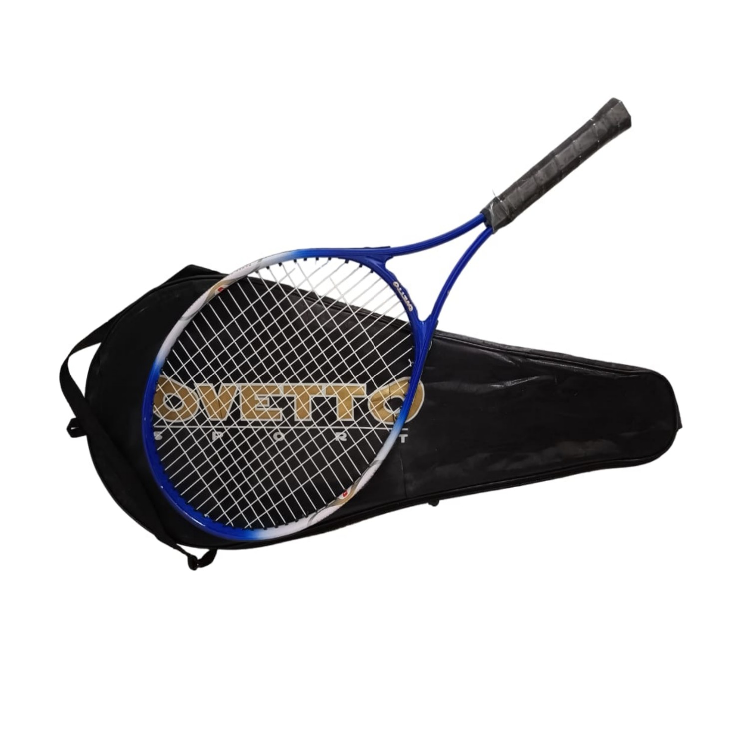 raquette-tennis-adultes-profetionnel-ovetto-sport-bleu-shopico tunisie Raquette de tennis OVETTO 67 cm avec sac pour adultes – Image 1