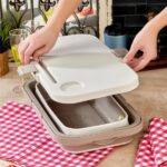 Panier en silicone pliable avec table pour camping 24 L – Image 5