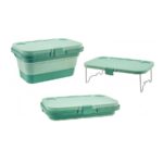 Panier en silicone pliable avec table pour camping 24 L – Image 7