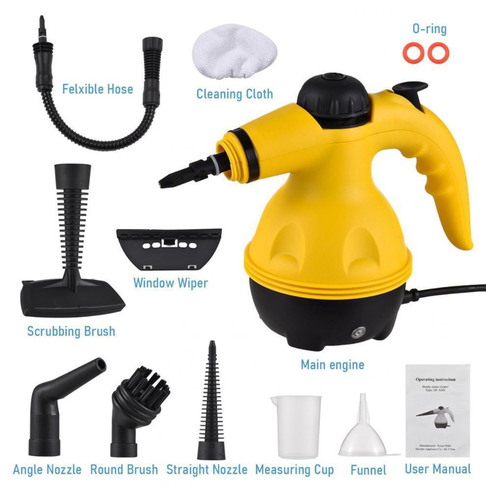 Nettoyeur Vapeur Portatif Multifonction 1000W haute Pression