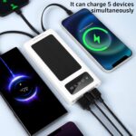 Power Bank Solaire 20000mAh Haute Capacité