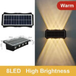 Applique Murale Solaire Rectangulaire 8 LED YC-SW2800-8