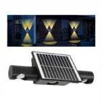 Applique Murale Solaire 3 LED Design Tubulaire YC-SW2809-A