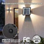 Applique Murale Solaire Carrée 4 LED YC-SW2801-4 – Image 2