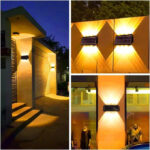 Applique Murale Solaire Rectangulaire 8 LED YC-SW2800-8 – Image 3