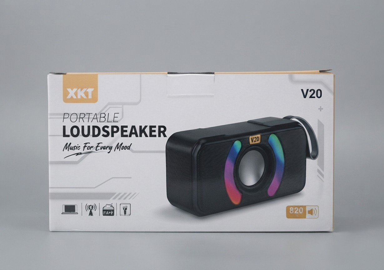 Baffle Portable Bluetooth XKT V20
