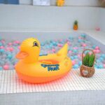 Bouée Gonflable Canard pour Piscine et Plage