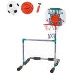 Cage de Foot Gonflable pour Piscine avec Ballon