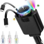 Chargeur Voiture Rétractable 5-en-1 (Diffuseur de parfum & Ambiance LED) – Image 3
