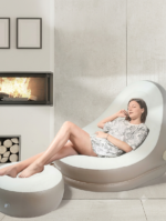 Fauteuil Gonflable Ultra Lounge avec Repose-Pieds