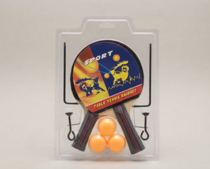 Kit Ping-Pong Prêt à Jouer – Raquettes, Balles et Filet Adaptable