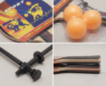 Kit Ping-Pong Prêt à Jouer – Raquettes, Balles et Filet Adaptable – Image 5