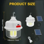 Lampe de Camping Solaire LED Portable – Image 2
