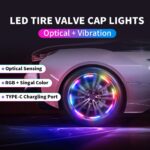 Lot de 4 ampoules lumineuses pour pneus de voiture – Image 5