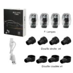 Lot de 4 ampoules lumineuses pour pneus de voiture – Image 6