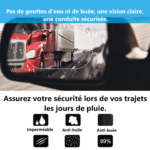 lot de 2 Films de Protection Hydrophobe pour Rétroviseur – Image 3