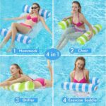 Matelas de Piscine Flottant Avec Fillet 4-en-1 – Image 2