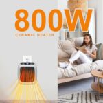 Mini Chauffage Mural Électrique Turbo 800W Télécommandeé – Image 3