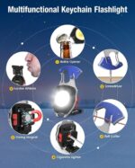 Mini Lampe Porte-Clés LED Rechargeable – Multifonction – Image 5