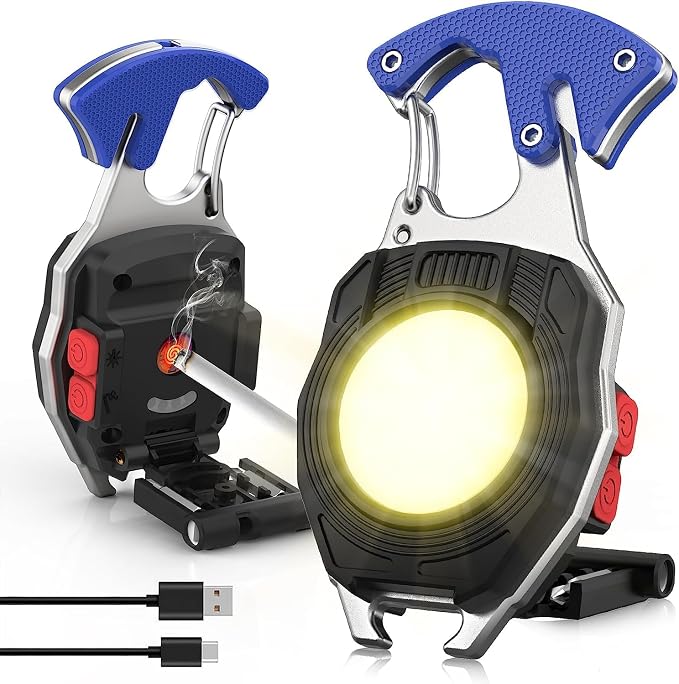 mini-lampe-porte-cles-led-multifonction-Tunisie-promodeal-1.jpg Mini Lampe Porte-Clés LED Rechargeable – Multifonction – Image 1