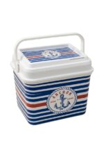 Pack Plage & Camping – Glacière + Table Pliable Motif Marinière – Image 3